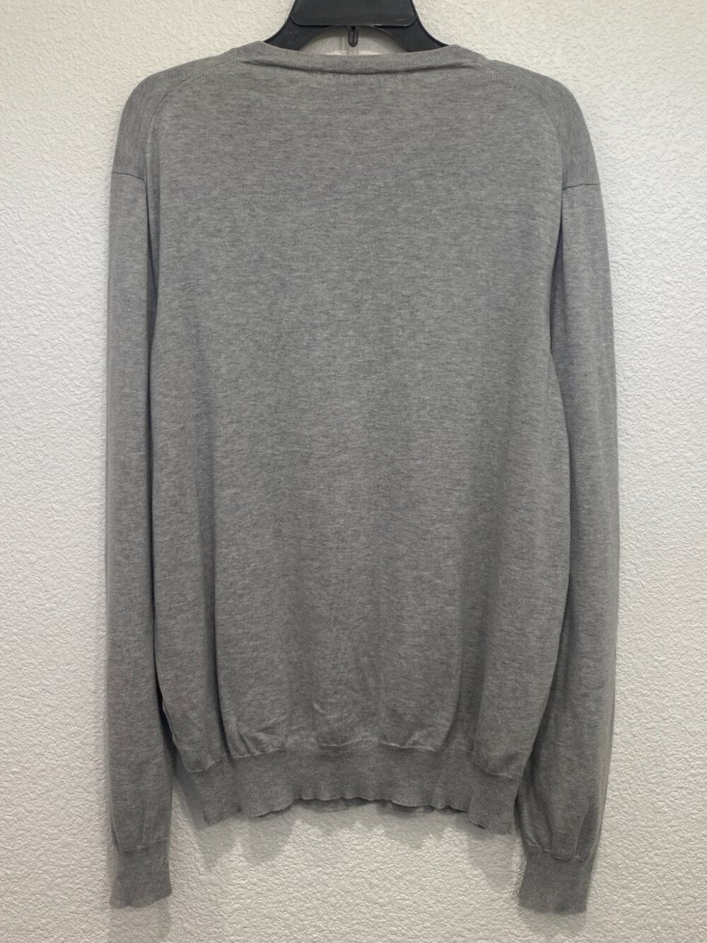 Façonnable Men's V-Neck Knit Pullover Sweater Gray XXL - Picture 3 of 7